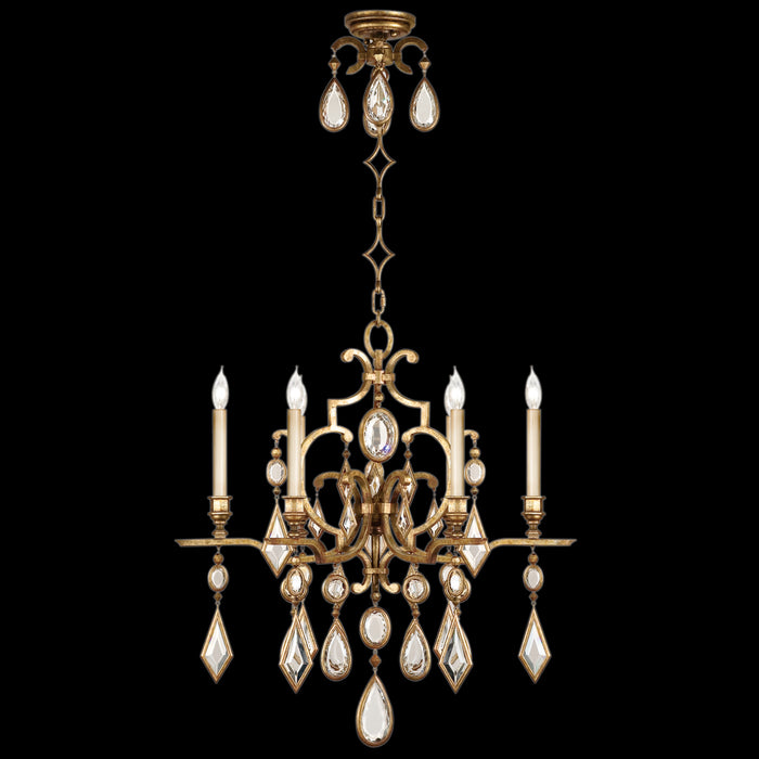 Fine Art 729640-3ST Six Light Chandelier, Gold
