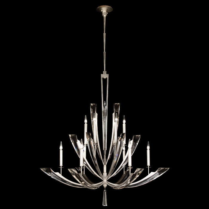 Fine Art 789840ST 12 Light Chandelier, Silver