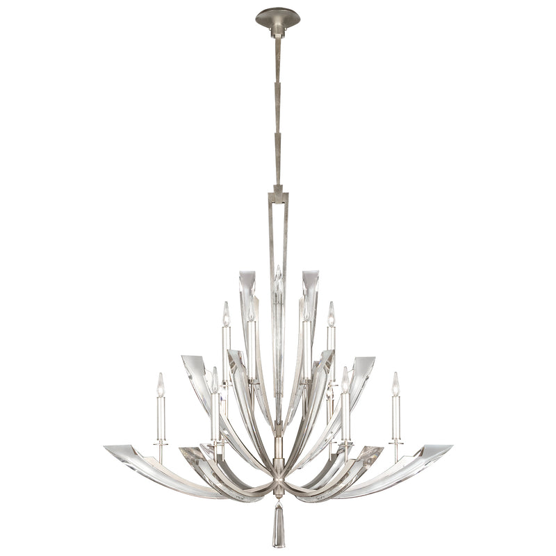 Fine Art 789840ST 12 Light Chandelier, Silver