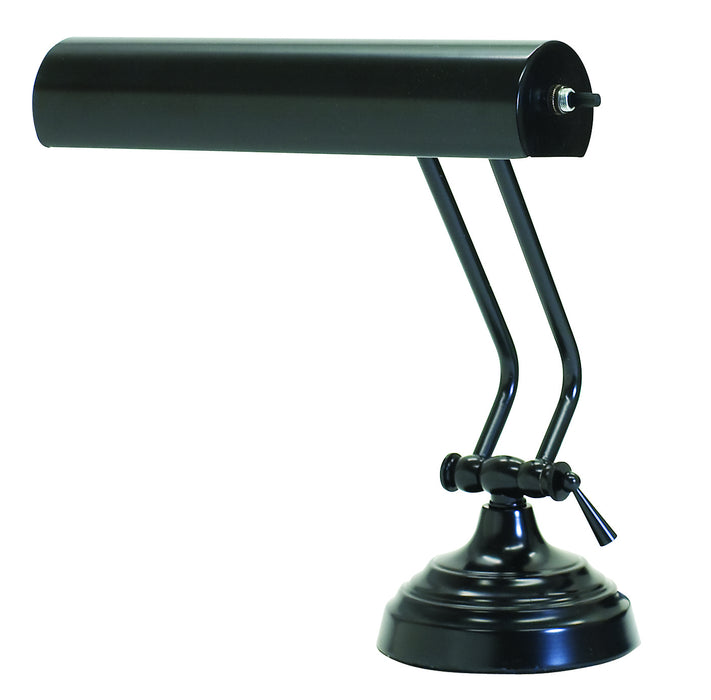 House of Troy AP10-21-7 One Light Piano/Desk Lamp, Black