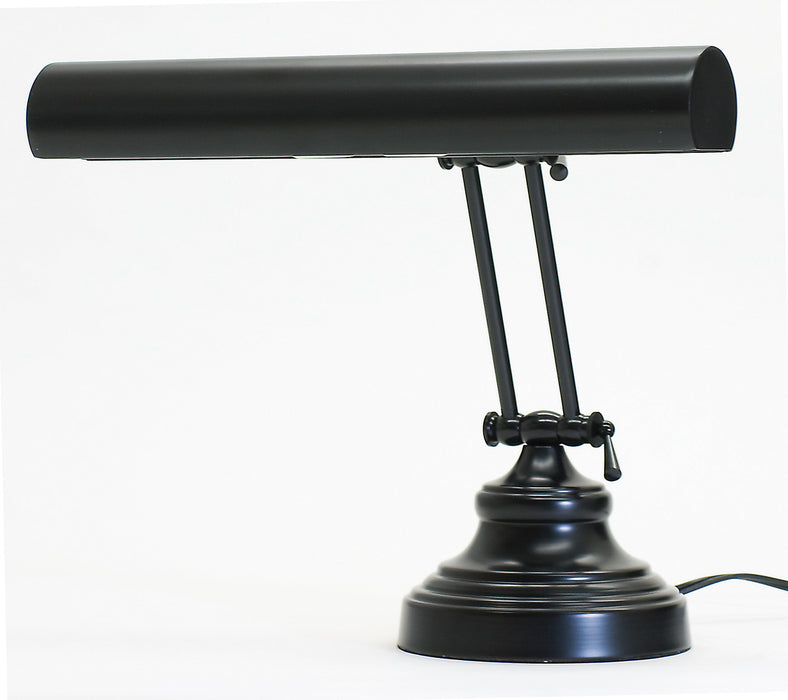 House of Troy AP14-41-7 Two Light Piano/Desk Lamp, Black