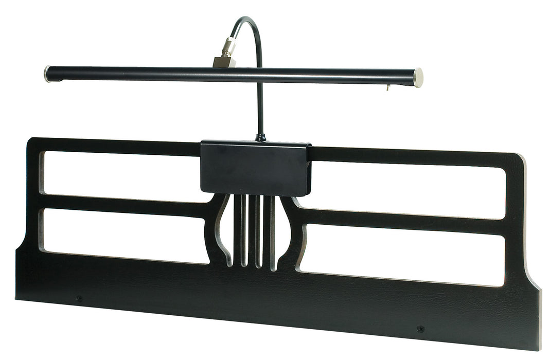 House of Troy GPLED19-527 LED Clamp Lamp, Black/Satin Nickel