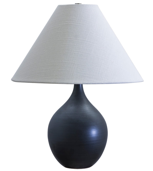 House of Troy GS200-BM One Light Table Lamp, Black Matte