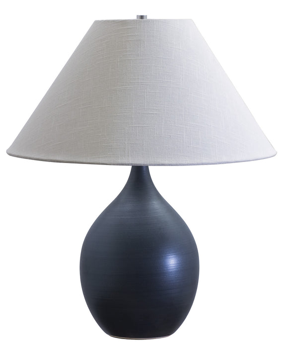 House of Troy GS300-BM One Light Table Lamp, Black Matte