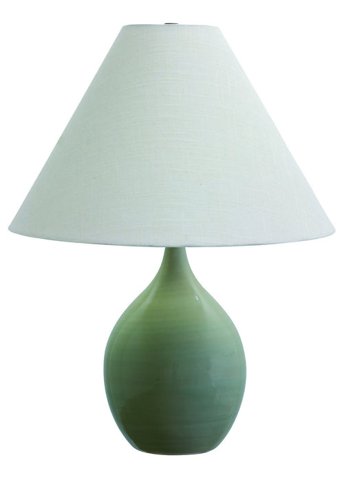 House of Troy GS300-CG One Light Table Lamp, Celadon