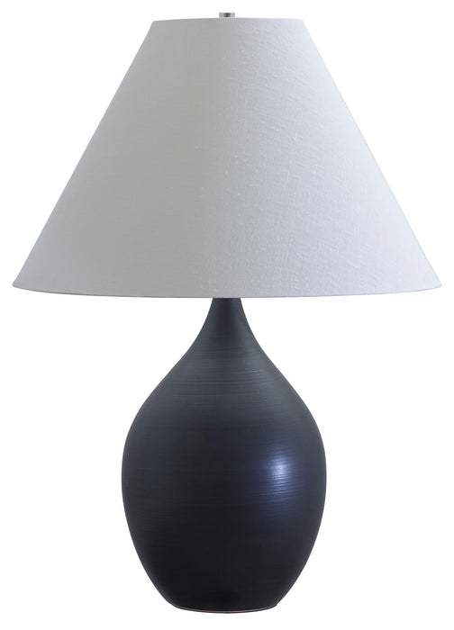 House of Troy GS400-BM One Light Table Lamp, Black Matte