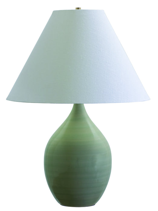 House of Troy GS400-CG One Light Table Lamp, Celadon