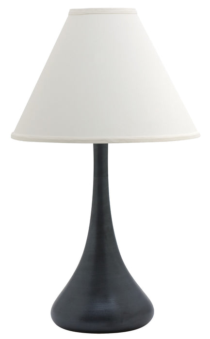 House of Troy GS801-BM One Light Table Lamp, Black Matte