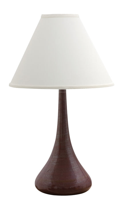 House of Troy GS801-IR One Light Table Lamp, Iron Red