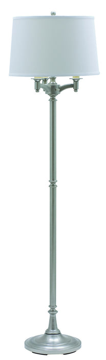 House of Troy L800-SN Four Light Floor Lamp, Satin Nickel