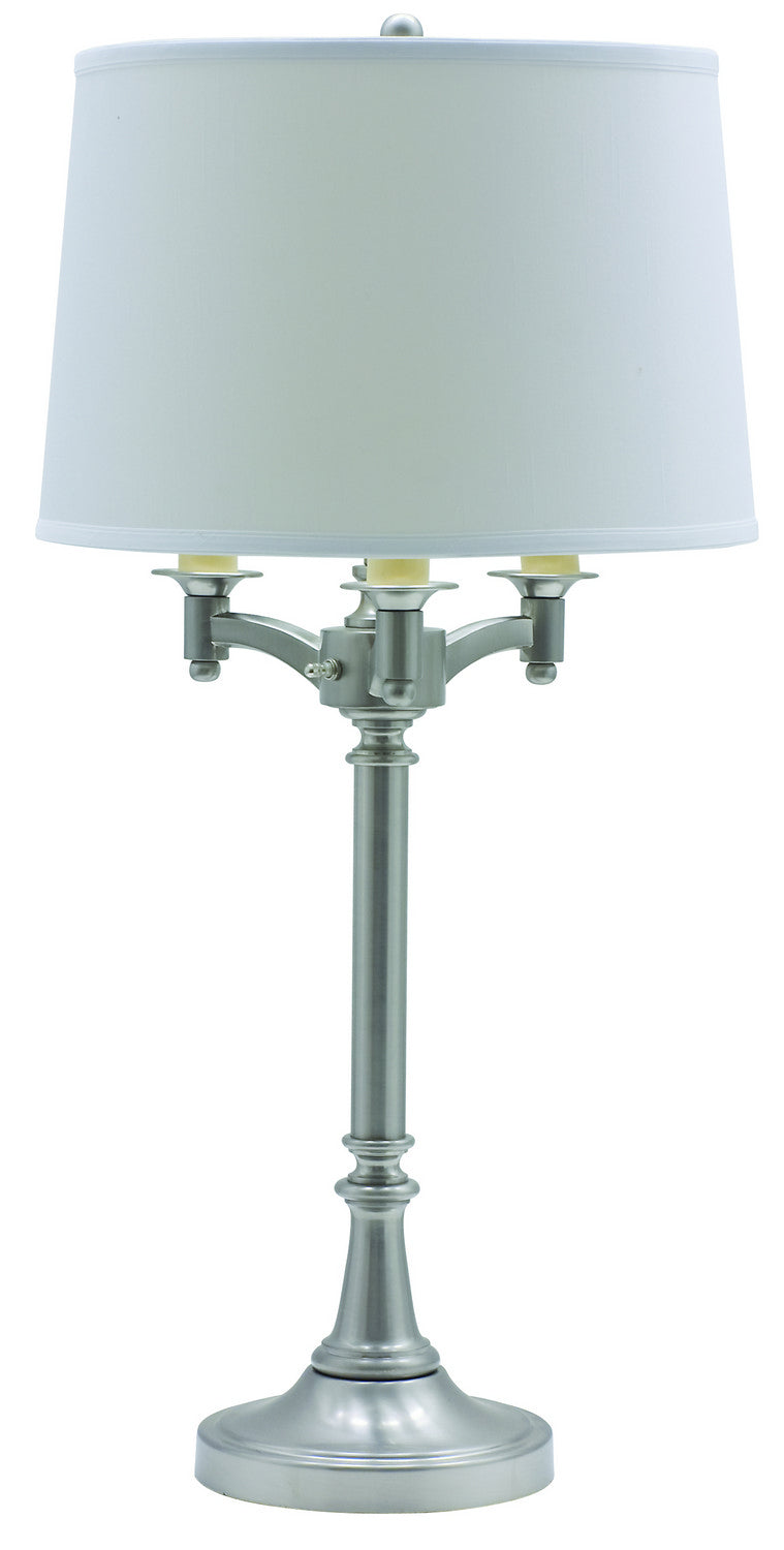 House of Troy L850-SN Four Light Table Lamp, Satin Nickel