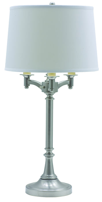 House of Troy L850-SN Four Light Table Lamp, Satin Nickel