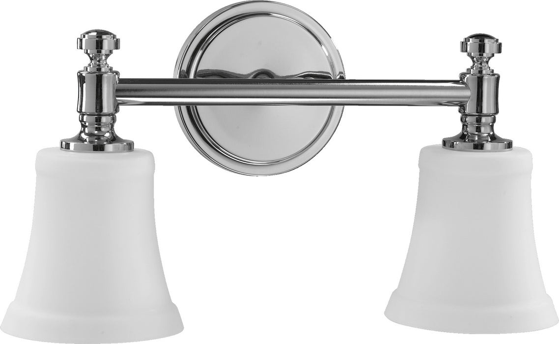 Quorum 5122-2-14 Two Light Vanity Light, Chrome