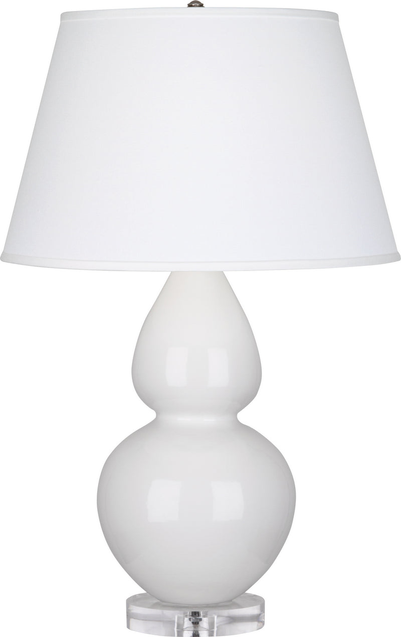 Robert Abbey A670X One Light Table Lamp, Lily Glazed Ceramic w/Lucite