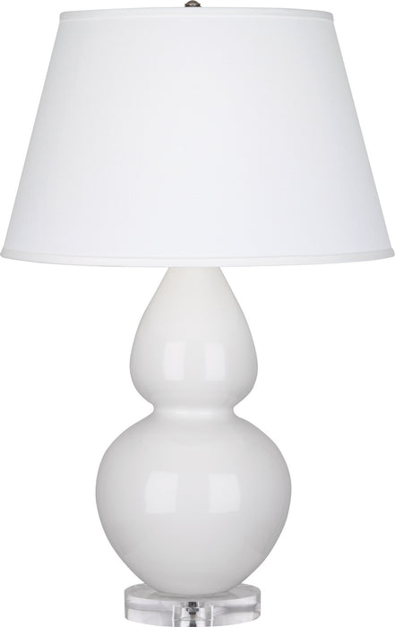Robert Abbey A670X One Light Table Lamp, Lily Glazed Ceramic w/Lucite