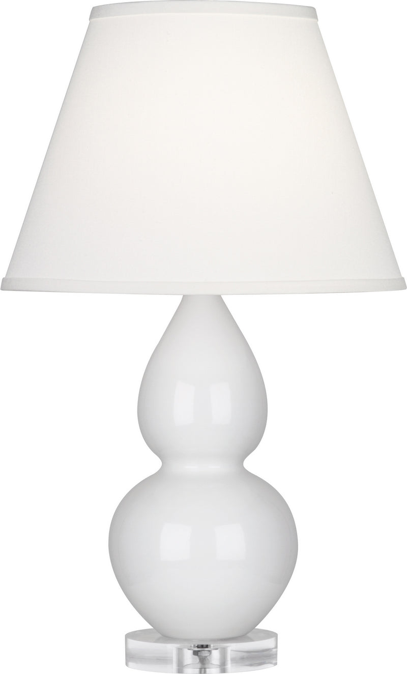 Robert Abbey A690X One Light Accent Lamp, Lily Glazed Ceramic w/Lucite
