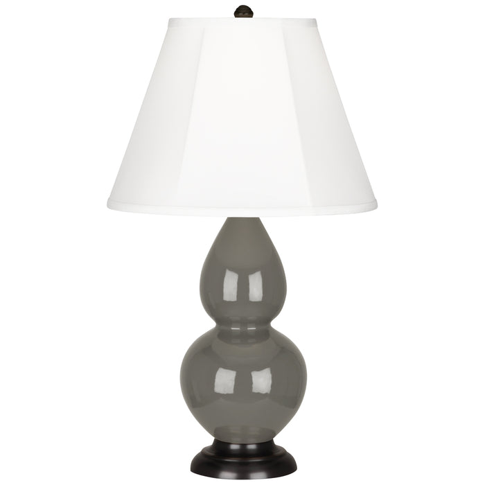 Robert Abbey CR11 One Light Accent Lamp, Ash Glazed Ceramic w/Deep Patina Brinze