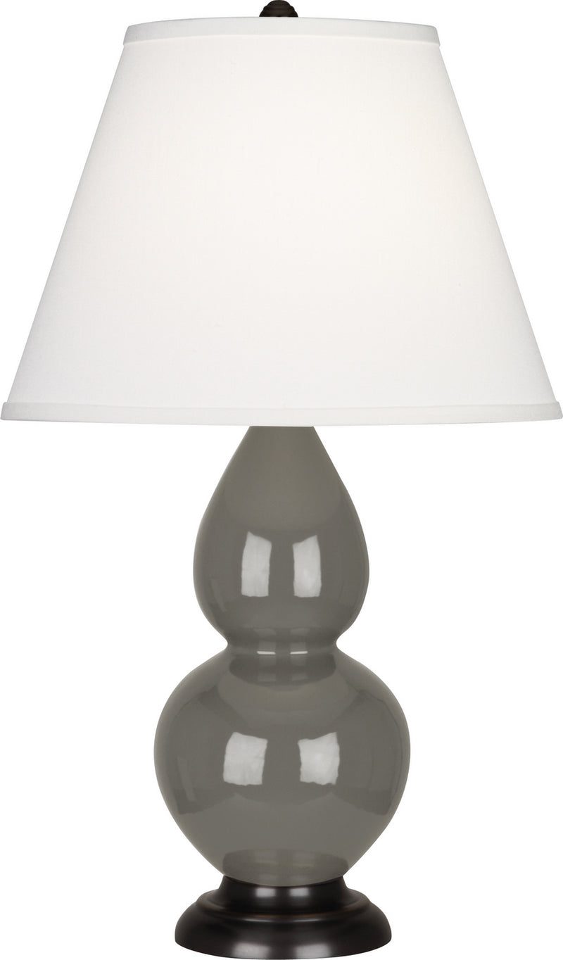 Robert Abbey CR11X One Light Accent Lamp, Ash Glazed Ceramic w/Deep Patina Bronzeed