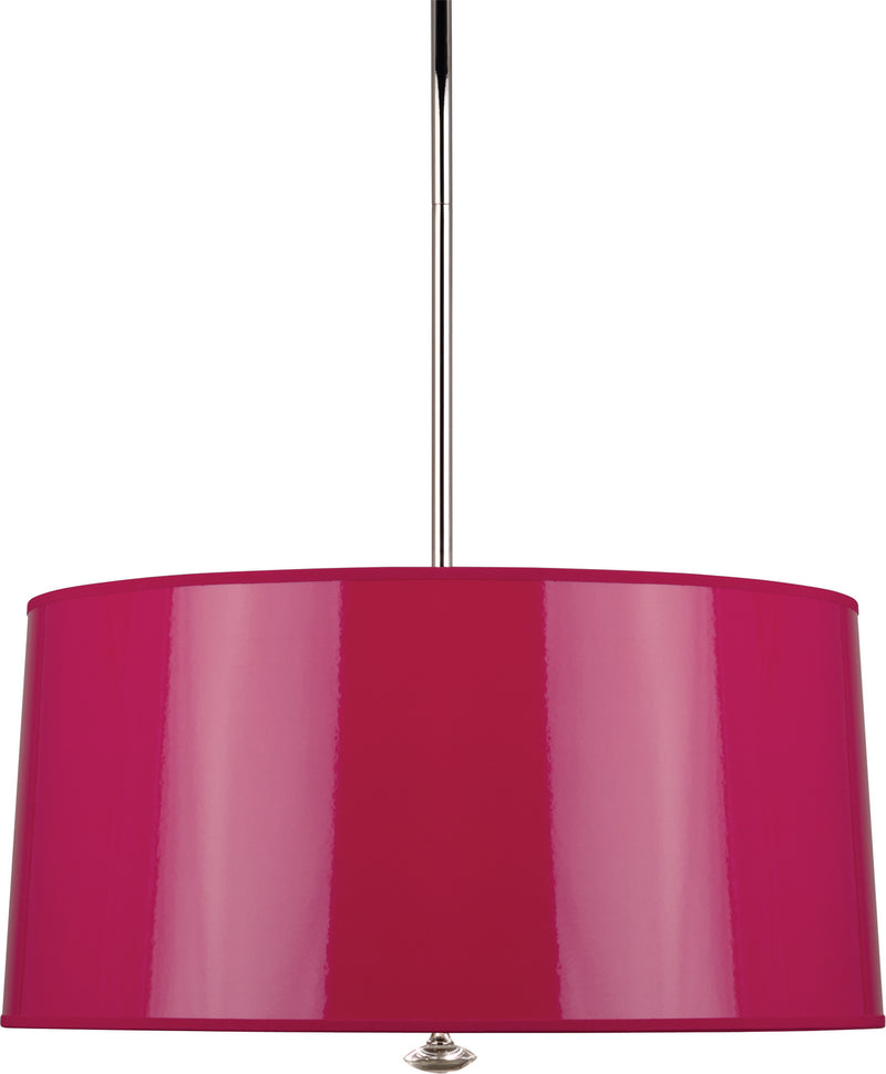 Robert Abbey F808 Three Light Pendant, Polished Nickel