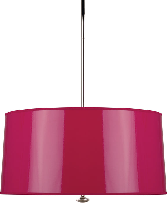 Robert Abbey F808 Three Light Pendant, Polished Nickel
