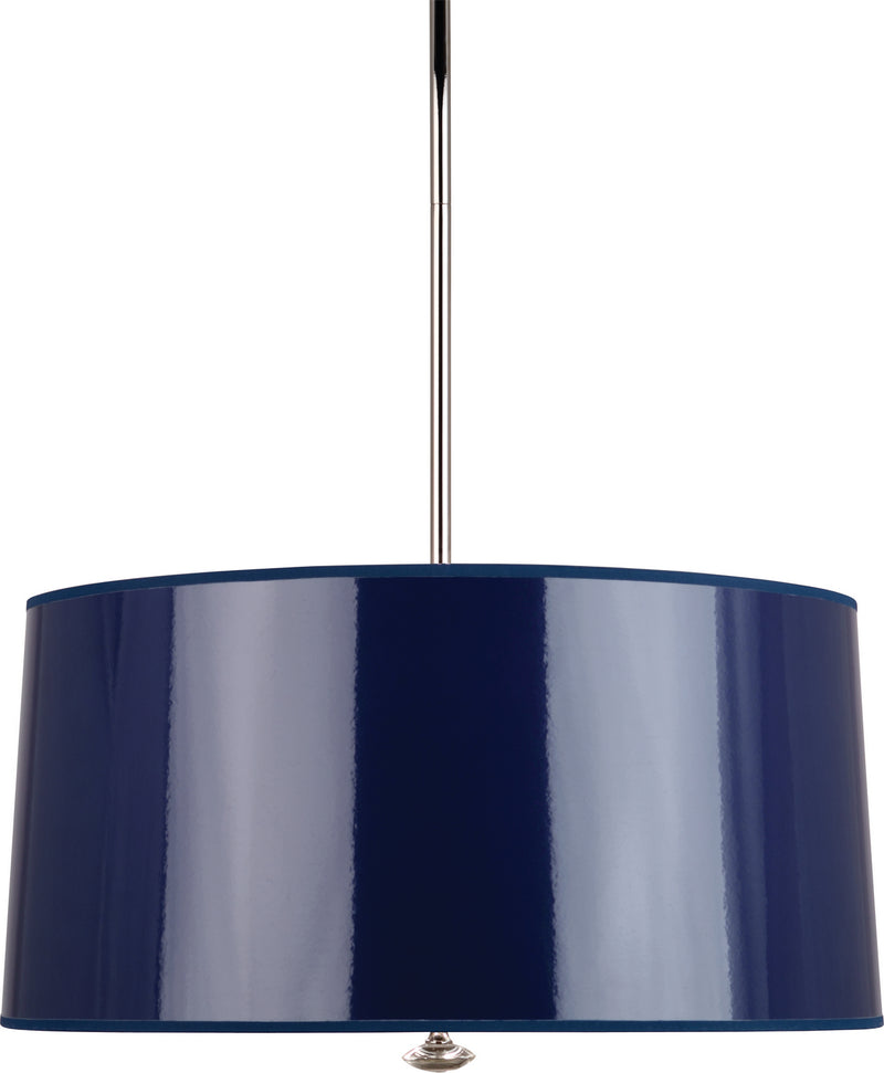 Robert Abbey N808 Three Light Pendant, Polished Nickel