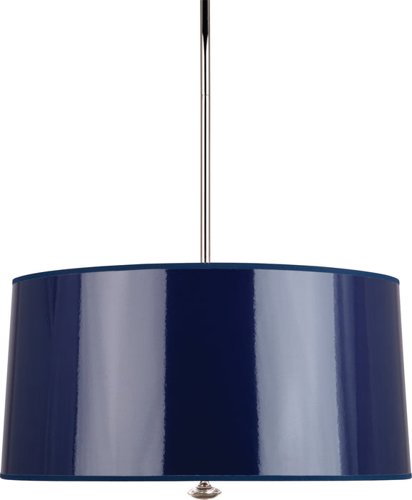 Robert Abbey N808 Three Light Pendant, Polished Nickel