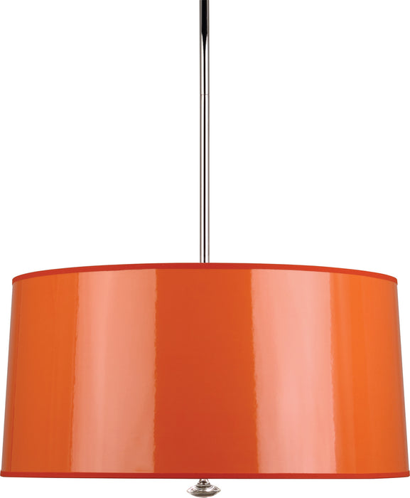 Robert Abbey O808 Three Light Pendant, Polished Nickel