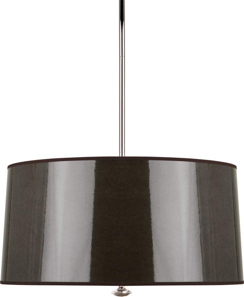 Robert Abbey T808 Three Light Pendant, Polished Nickel