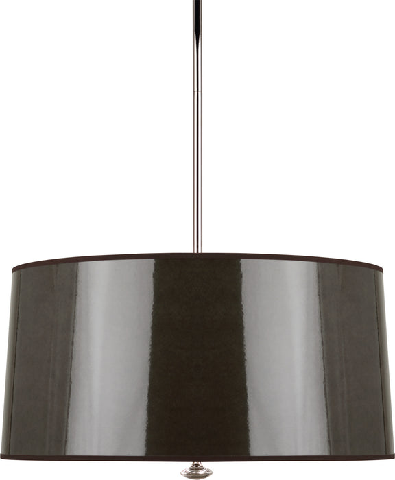 Robert Abbey T808 Three Light Pendant, Polished Nickel