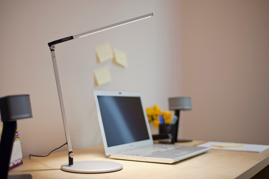 Koncept AR1100-CD-SIL-DSK LED Desk Lamp, Silver
