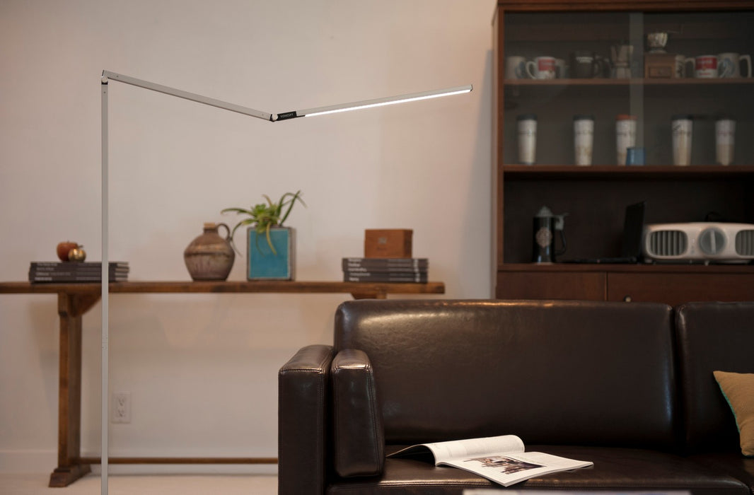 Koncept AR5000-CD-SIL-FLR LED Floor Lamp, Silver
