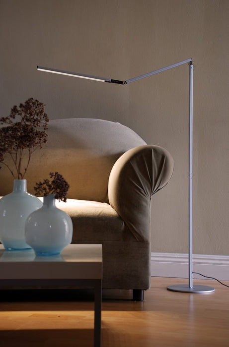 Koncept AR5000-CD-SIL-FLR LED Floor Lamp, Silver