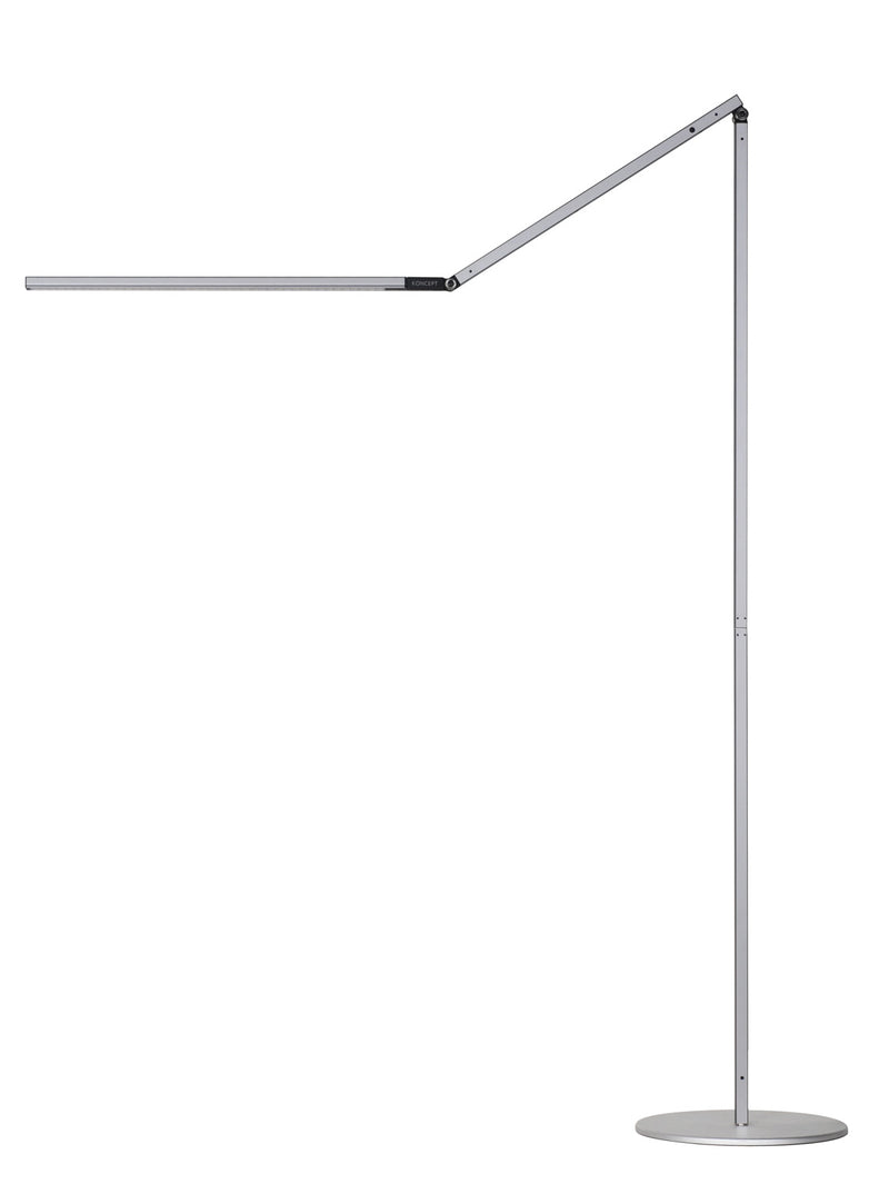 Koncept AR5000-WD-SIL-FLR LED Floor Lamp, Silver