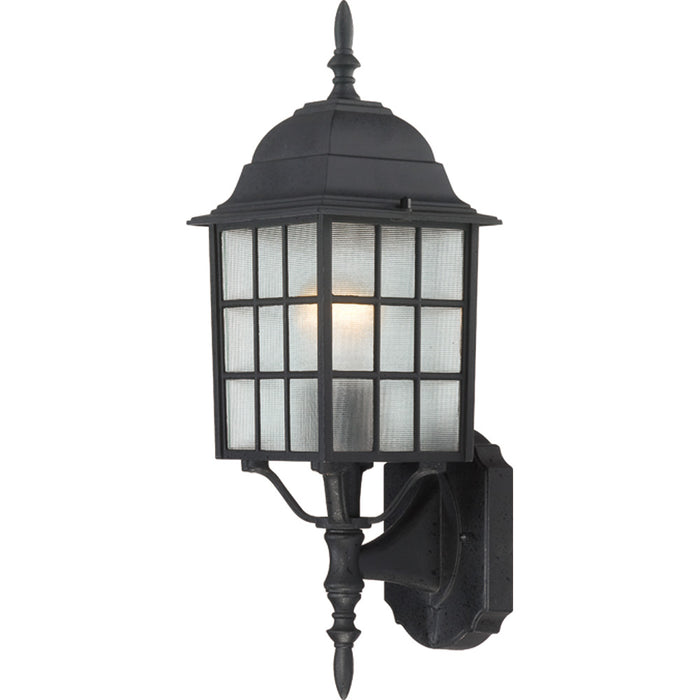 Nuvo Lighting 60-4903 One Light Wall Lantern, Textured Black