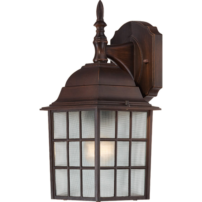 Nuvo Lighting 60-4905 One Light Wall Lantern, Rustic Bronze