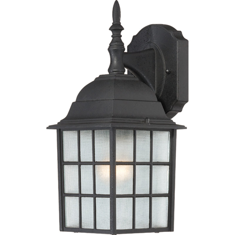 Nuvo Lighting 60-4906 One Light Wall Lantern, Textured Black