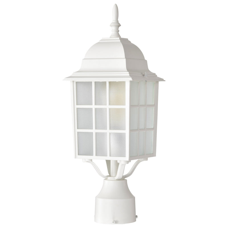 Nuvo Lighting 60-4907 One Light Post Lantern, White
