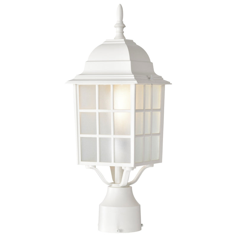 Nuvo Lighting 60-4907 One Light Post Lantern, White