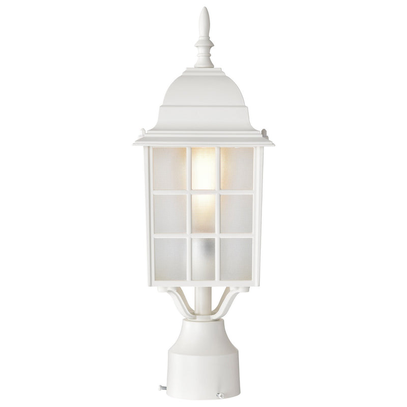 Nuvo Lighting 60-4907 One Light Post Lantern, White