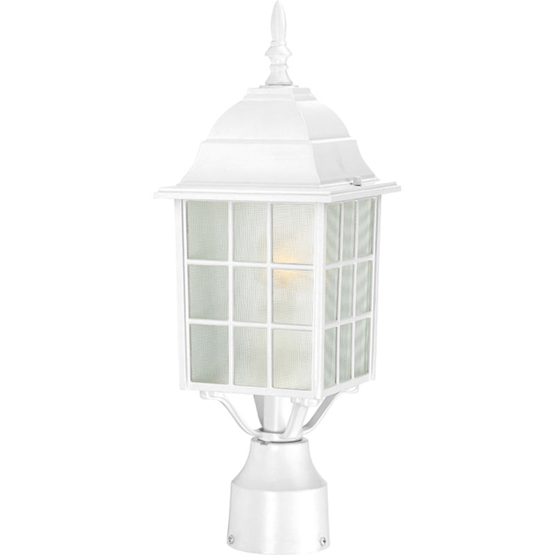 Nuvo Lighting 60-4907 One Light Post Lantern, White