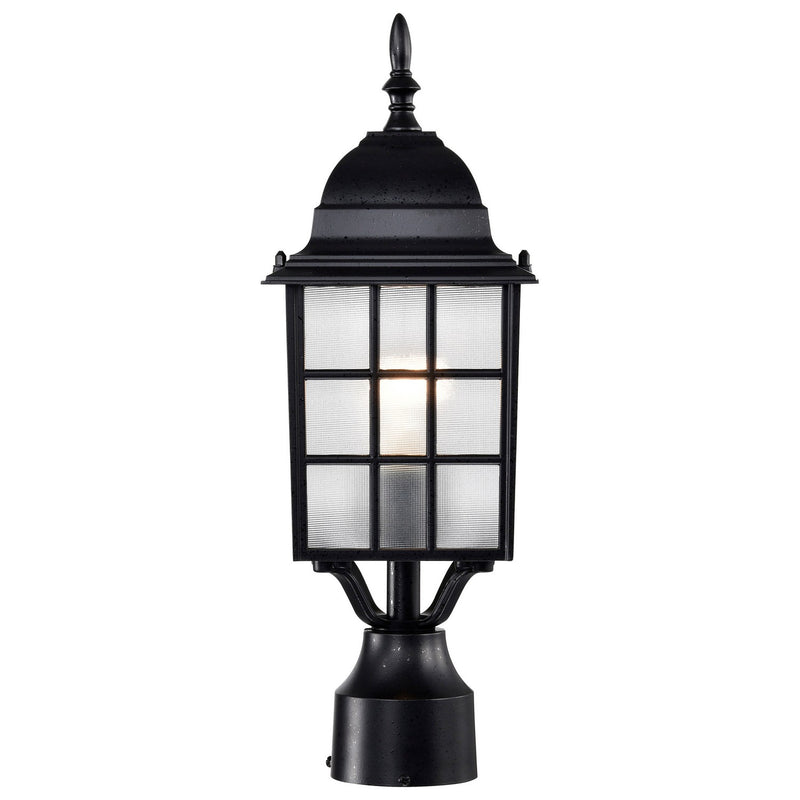 Nuvo Lighting 60-4909 One Light Post Lantern, Textured Black