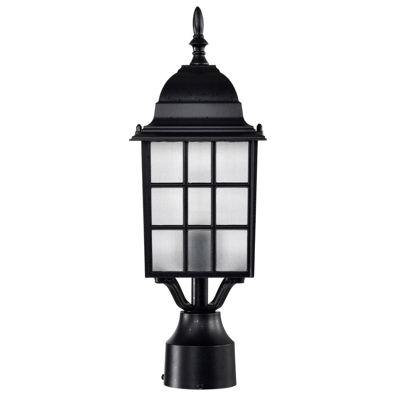 Nuvo Lighting 60-4909 One Light Post Lantern, Textured Black