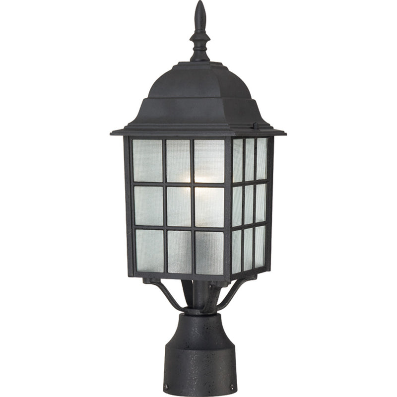 Nuvo Lighting 60-4909 One Light Post Lantern, Textured Black