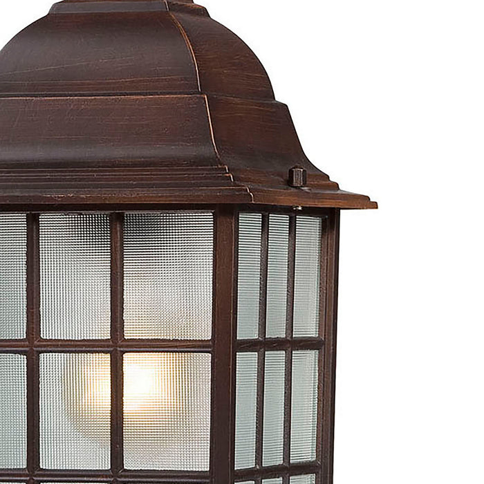 Nuvo Lighting 60-4912 One Light Hanging Lantern, Rustic Bronze