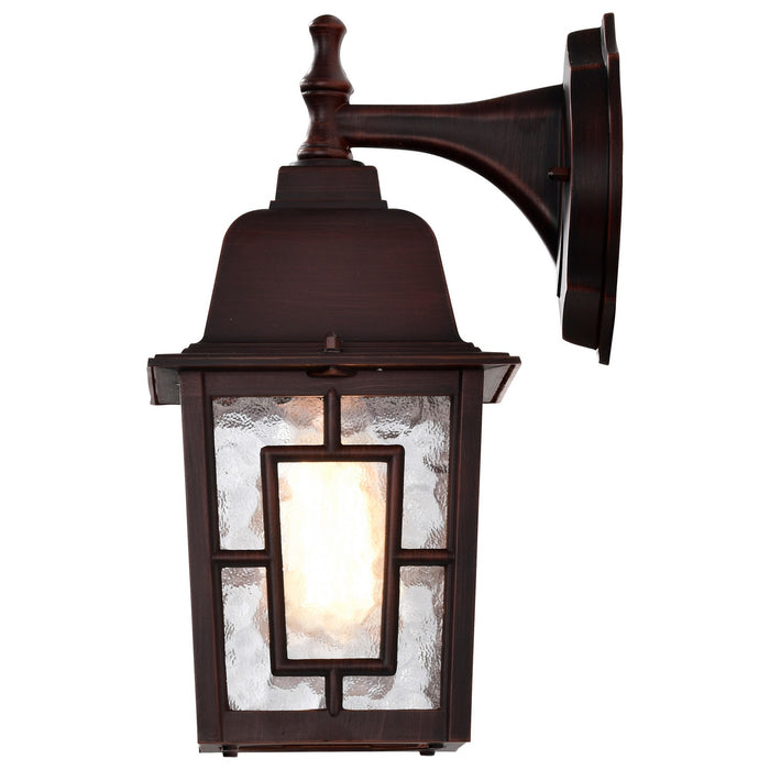 Nuvo Lighting 60-4922 One Light Wall Lantern, Rustic Bronze