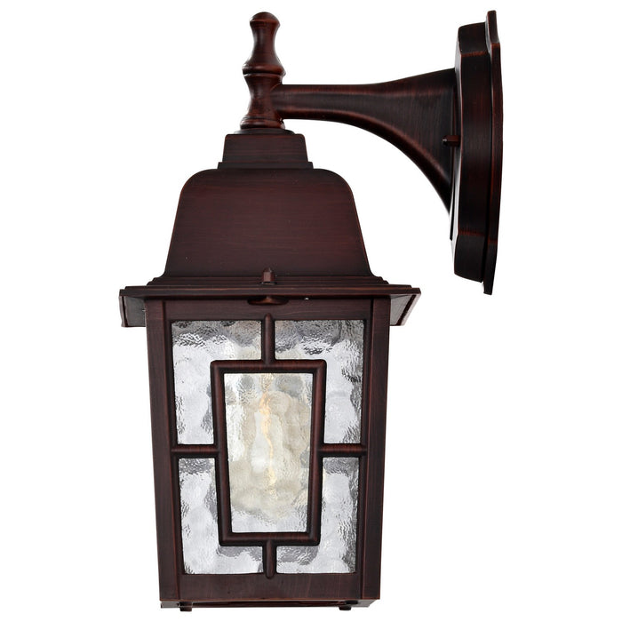 Nuvo Lighting 60-4922 One Light Wall Lantern, Rustic Bronze