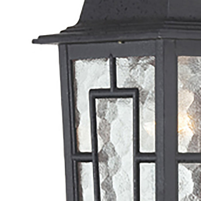 Nuvo Lighting 60-4923 One Light Wall Lantern, Textured Black