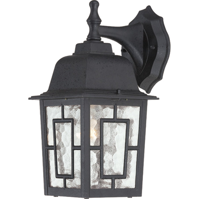 Nuvo Lighting 60-4923 One Light Wall Lantern, Textured Black