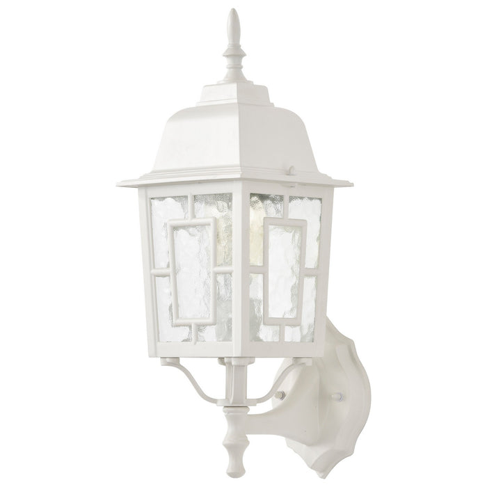 Nuvo Lighting 60-4924 One Light Wall Lantern, White