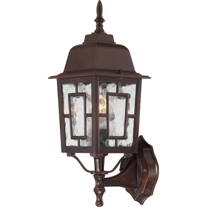 Nuvo Lighting 60-4925 One Light Wall Lantern, Rustic Bronze